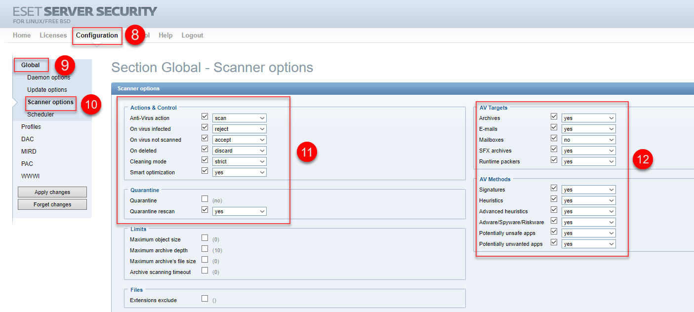 Eset server security