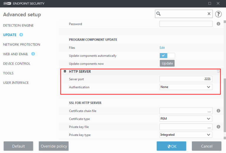 Eset endpoint security update mirror beanvirt