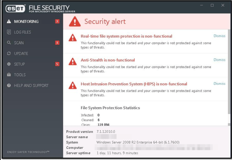 eset endpoint security update mirror